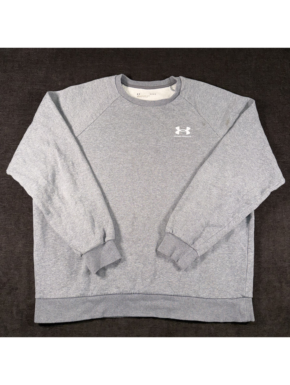 Under Armour Loose Fit Gray Crewneck Sweatshirt Large